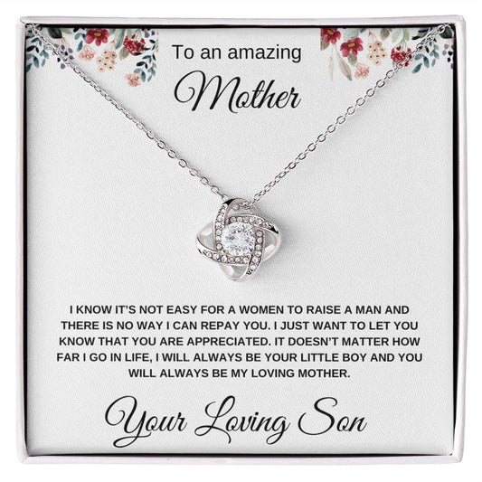 To Amazing Mom | Love Knot Necklace