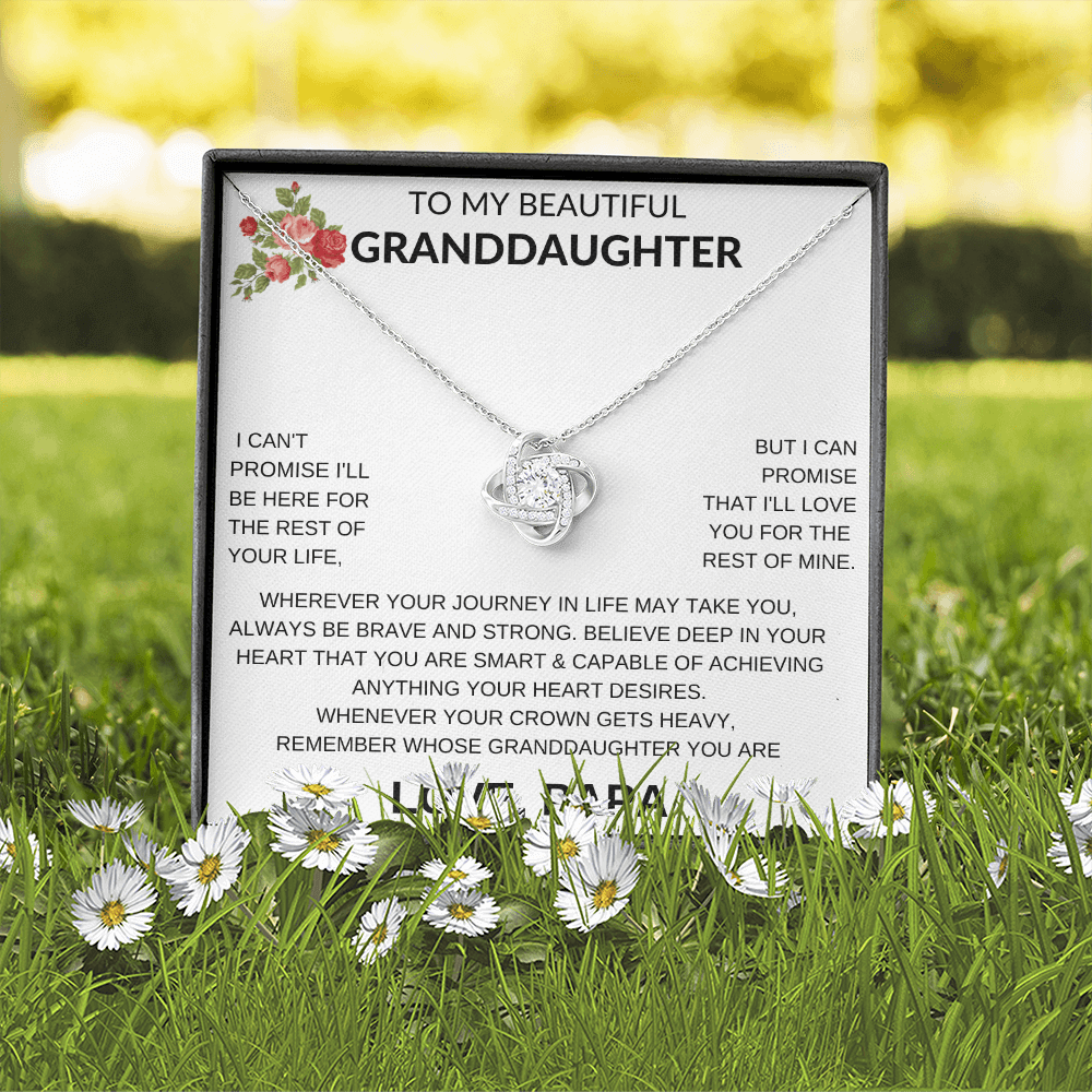 To My Granddaughter | Love Knot | Love Papa