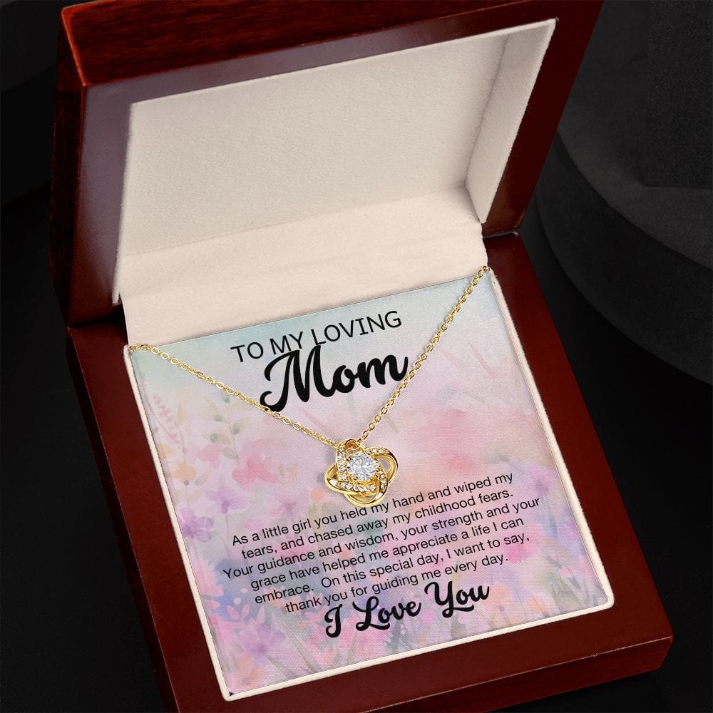 To My Loving Mom | Love Knot Necklace