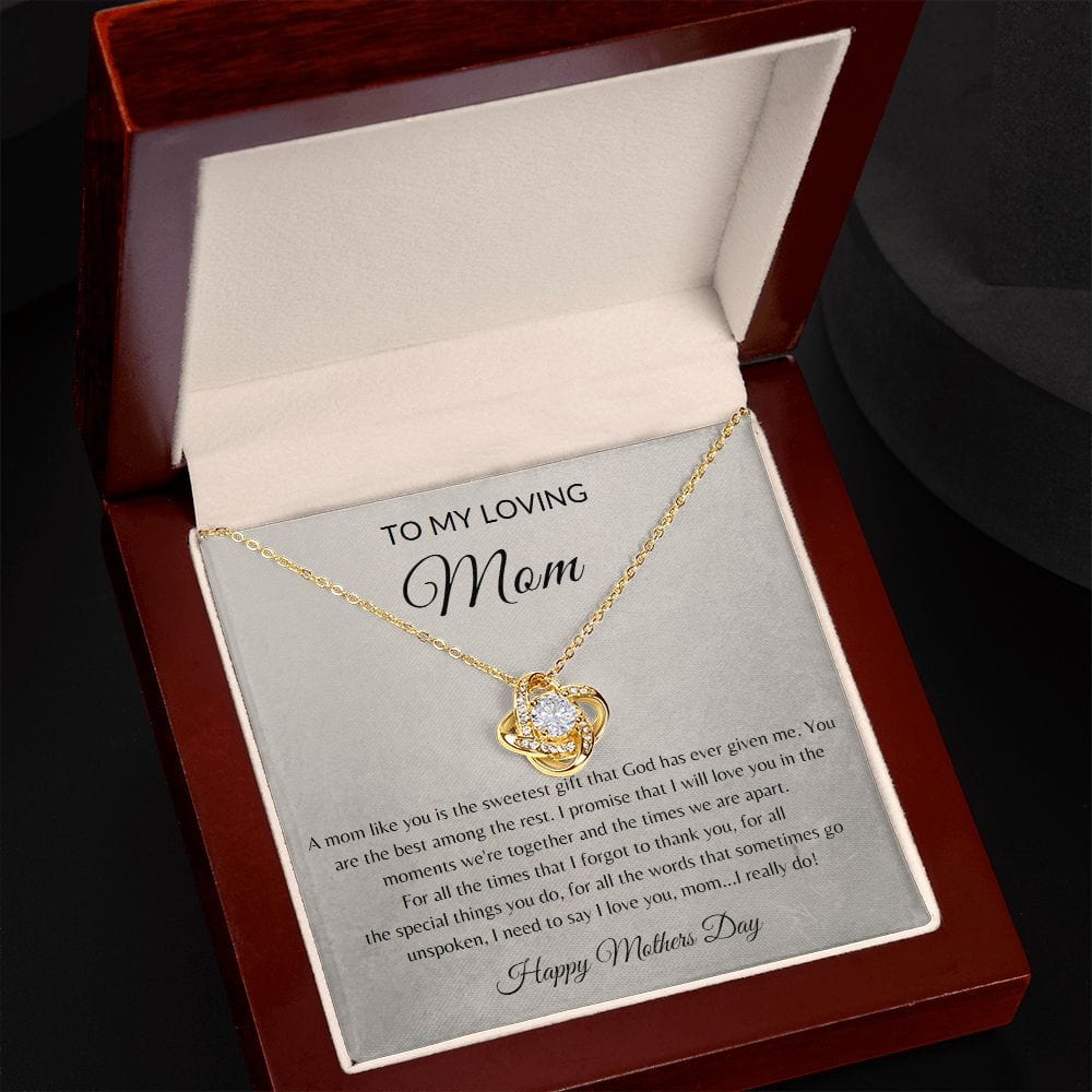 To My Loving Mom | Happy Mothers Day Necklace