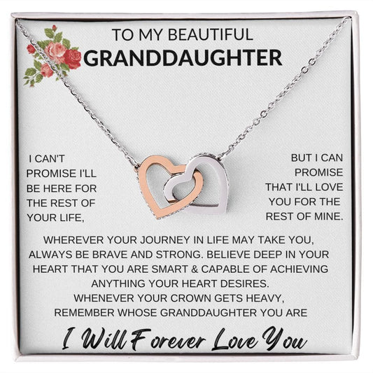 Interlocking Hearts Necklace | Granddaughter