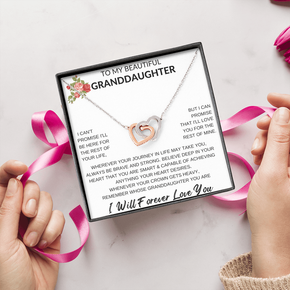 Interlocking Hearts Necklace | Granddaughter