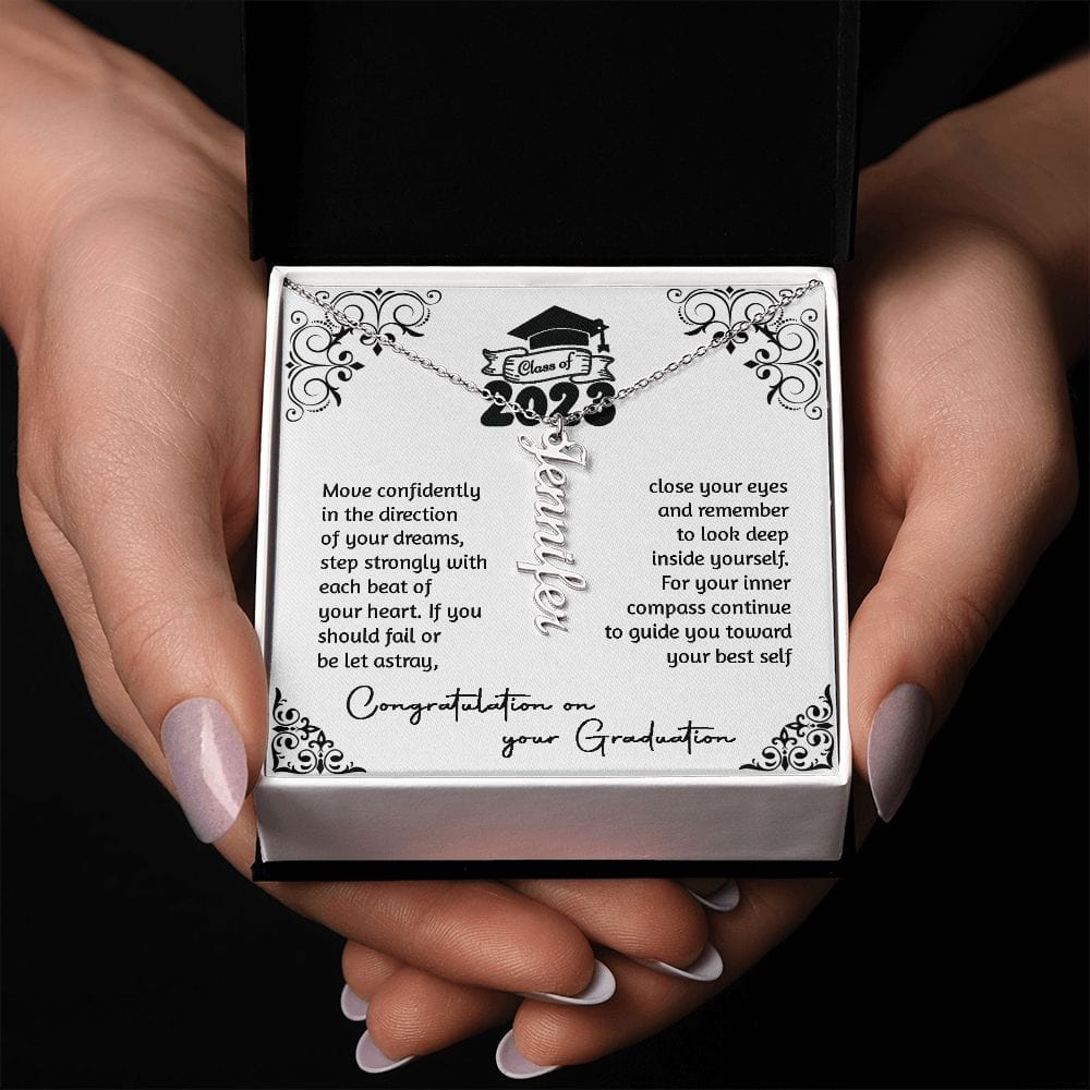 Class of 2023 Personalized Name Necklace