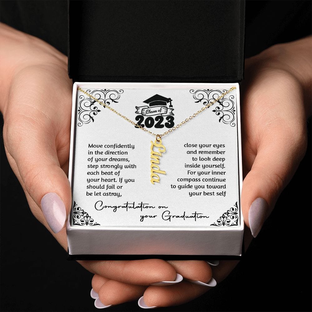 Class of 2023 Personalized Name Necklace