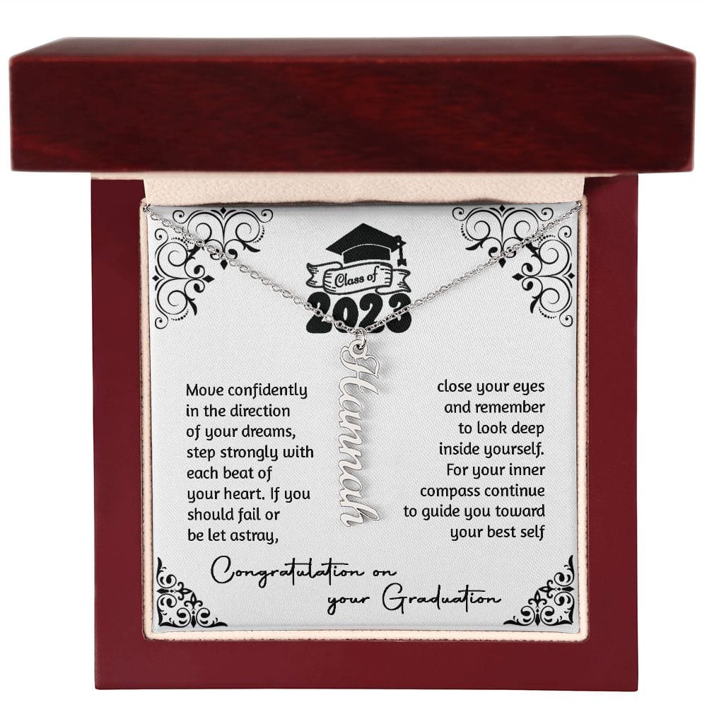 Class of 2023 Personalized Name Necklace
