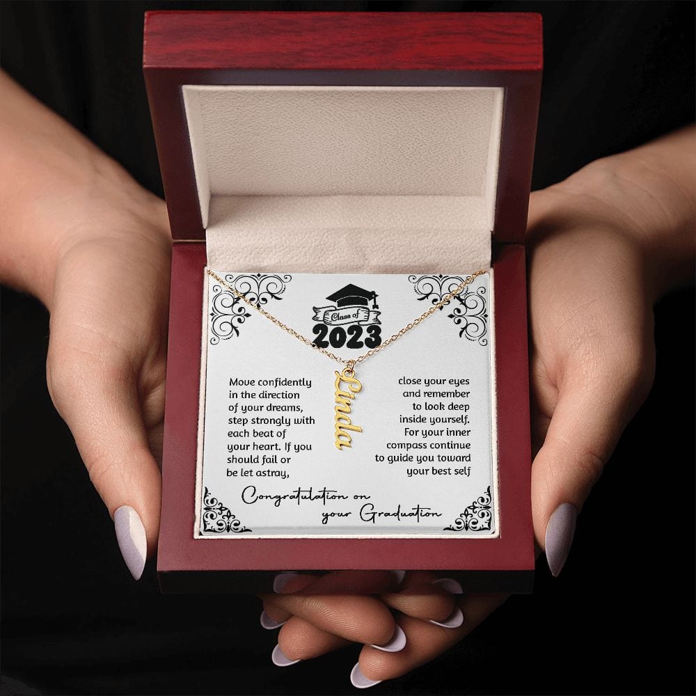 Class of 2023 Personalized Name Necklace