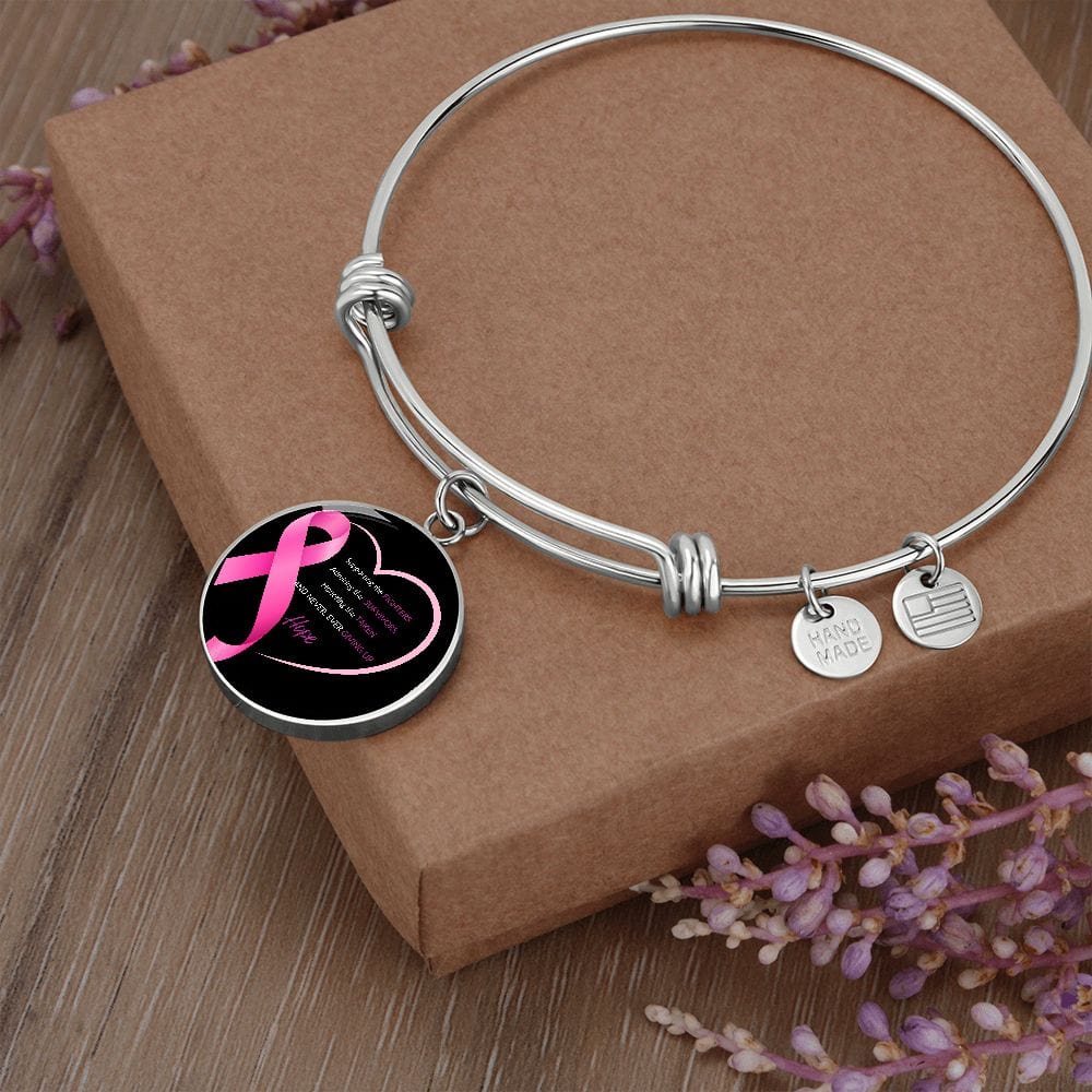 Breast Cancer Awareness Bangle