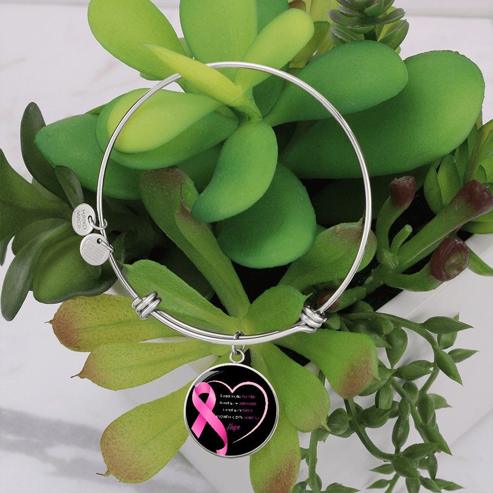 Breast Cancer Awareness Bangle
