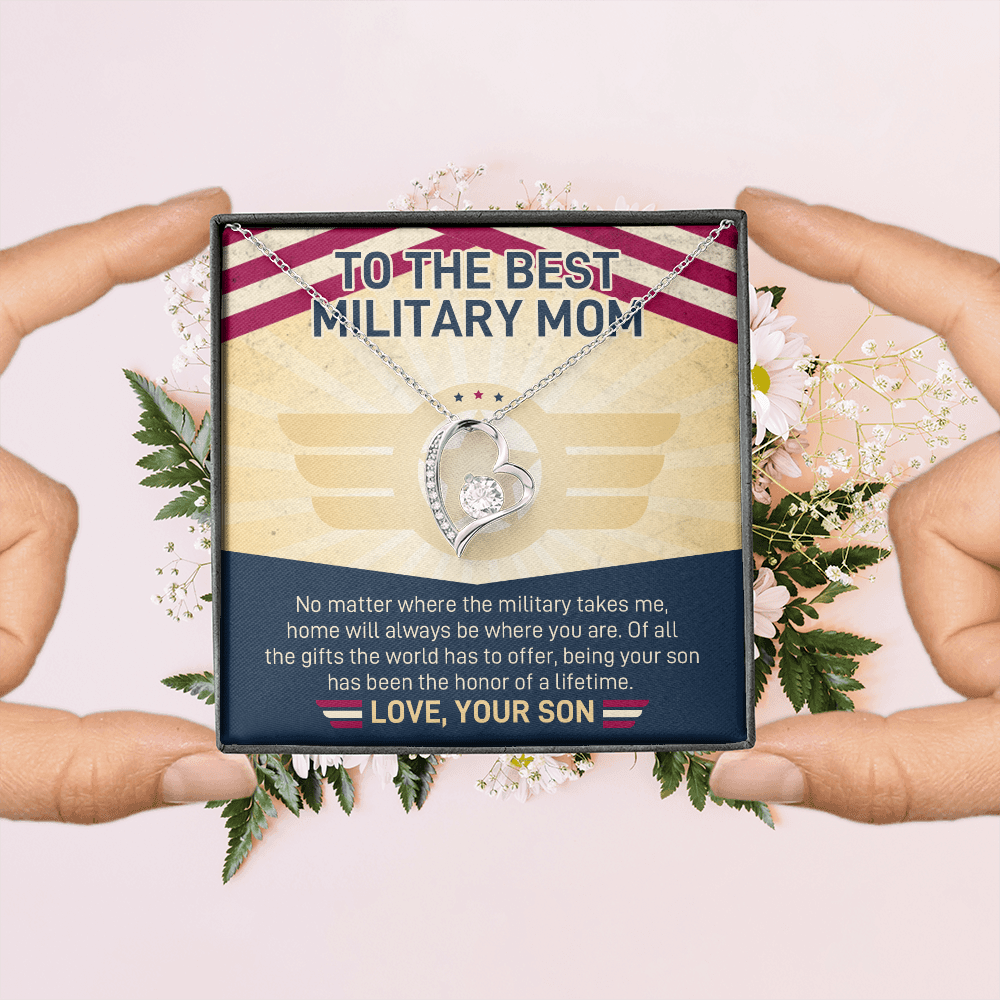 To Military Mom | Forever Love Heart
