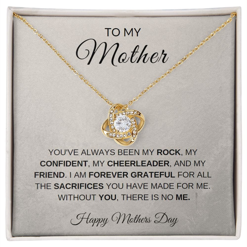 To My Mother | Happy Mothers Day Love Knot Necklace