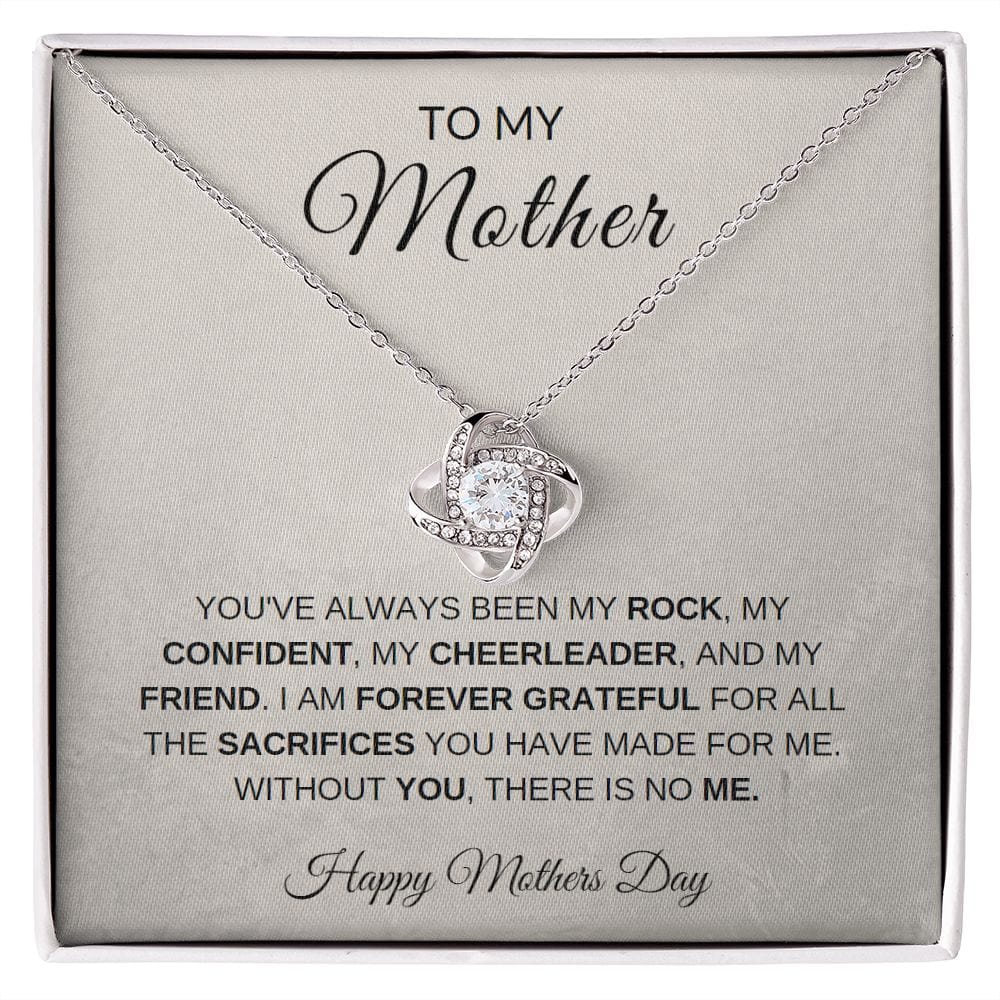 To My Mother | Happy Mothers Day Love Knot Necklace