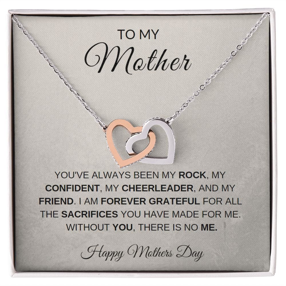 To My Mother | Happy Mothers Day Interlocking Hearts