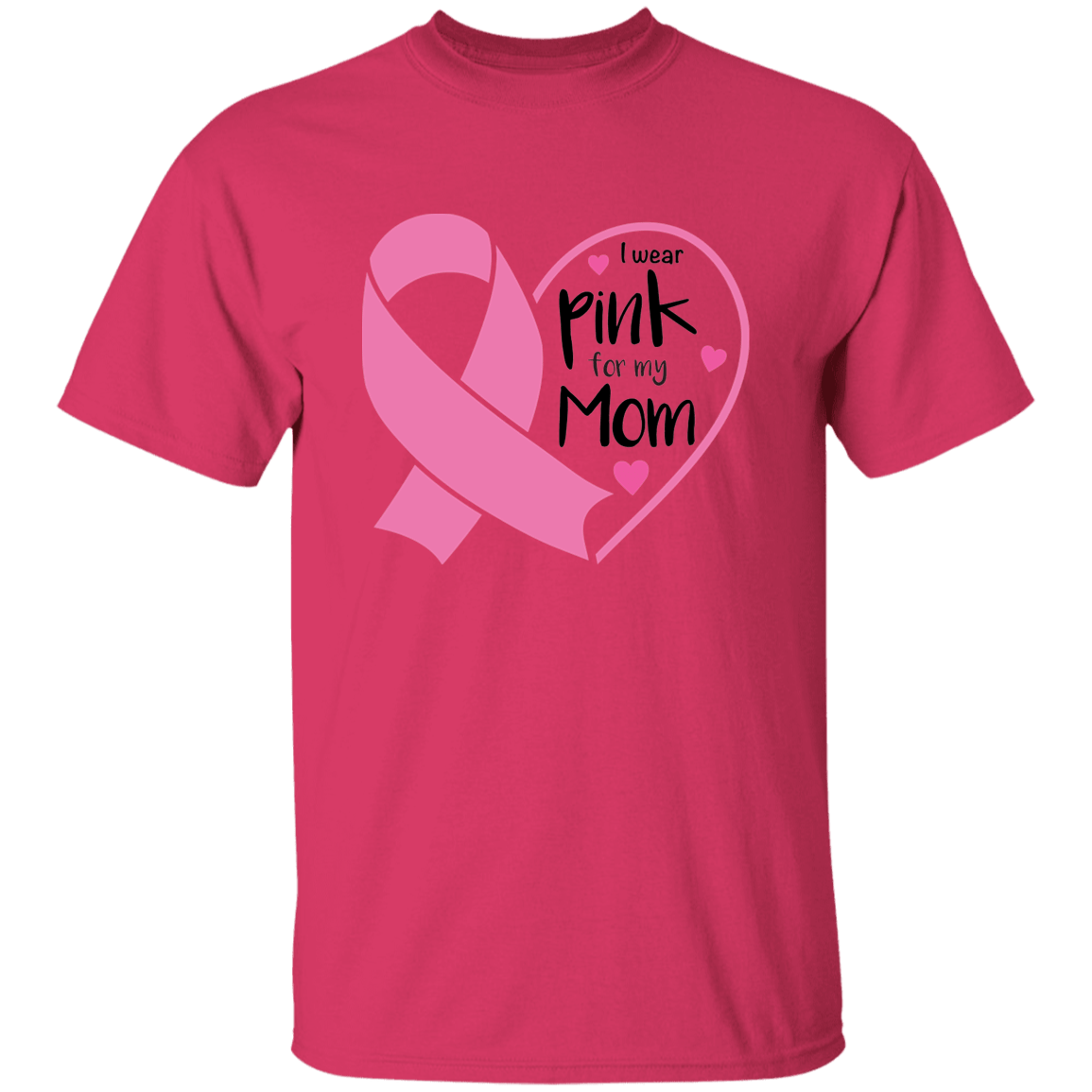 Breast Cancer - I Wear Pink Mom T Shirt