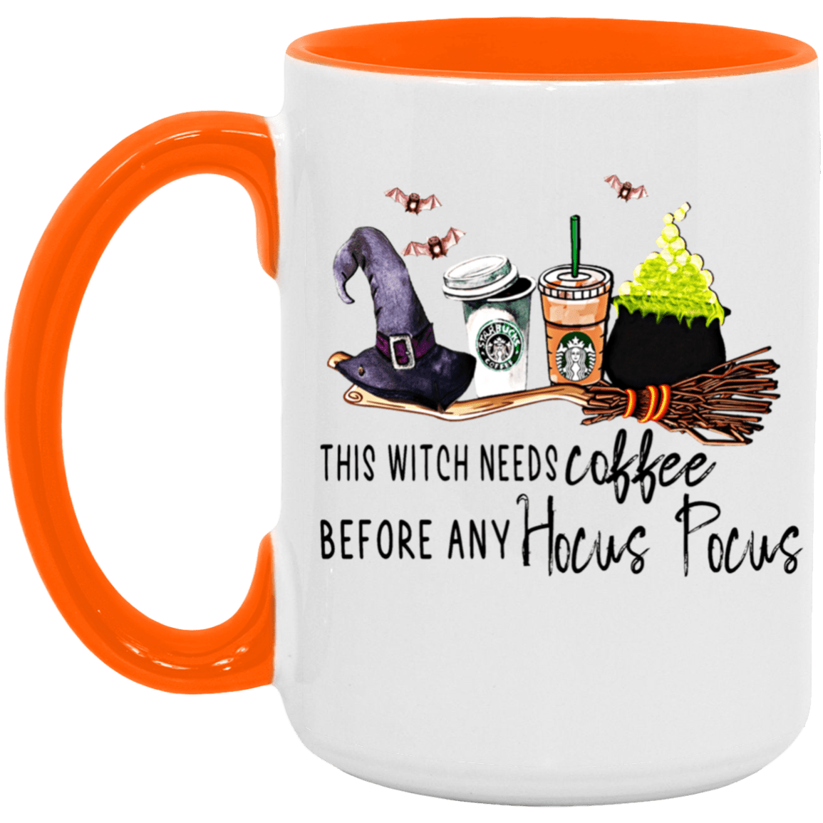 This Witch Needs Coffee - Halloween