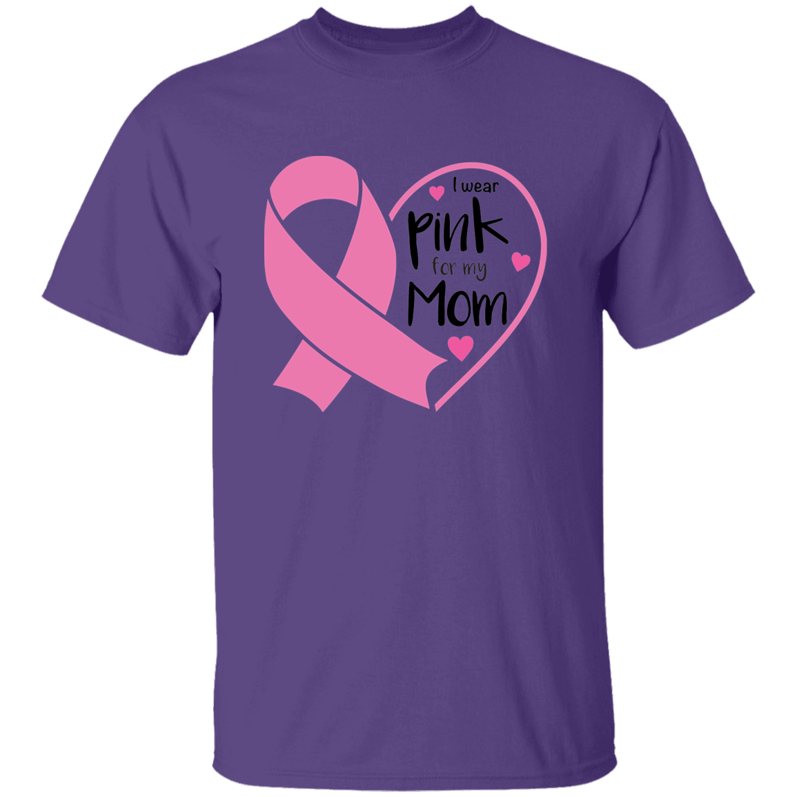 Breast Cancer - I Wear Pink Mom T Shirt