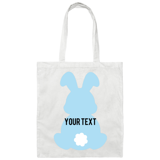 Personalize Blue Bunny Easter Tote