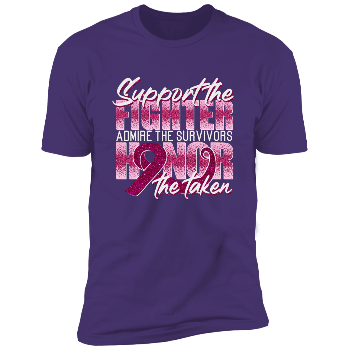 Supporting Admiring Honoring Design Breast Cancer Awareness T-Shirt