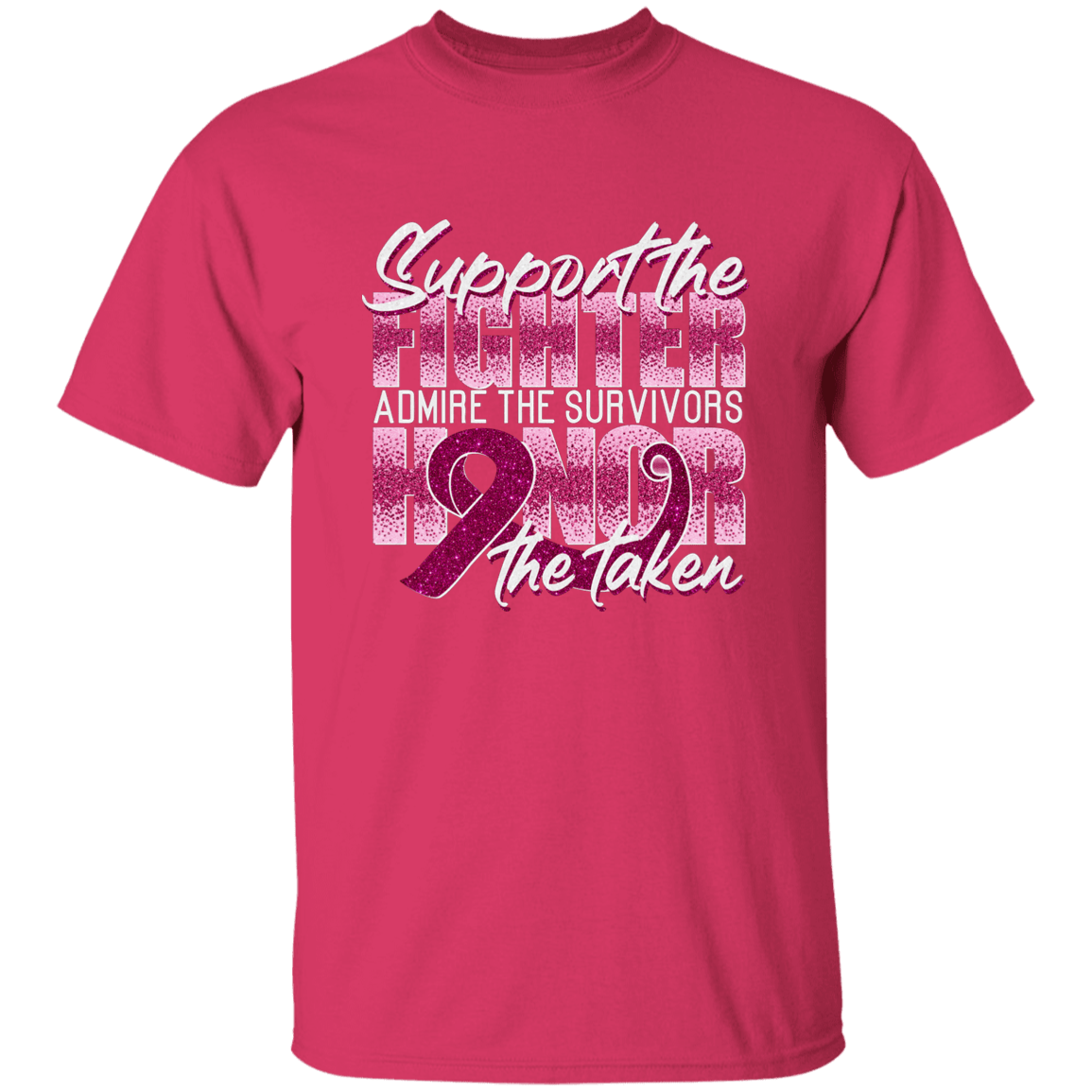 Support Admire Honor Breast Cancer T Shirt
