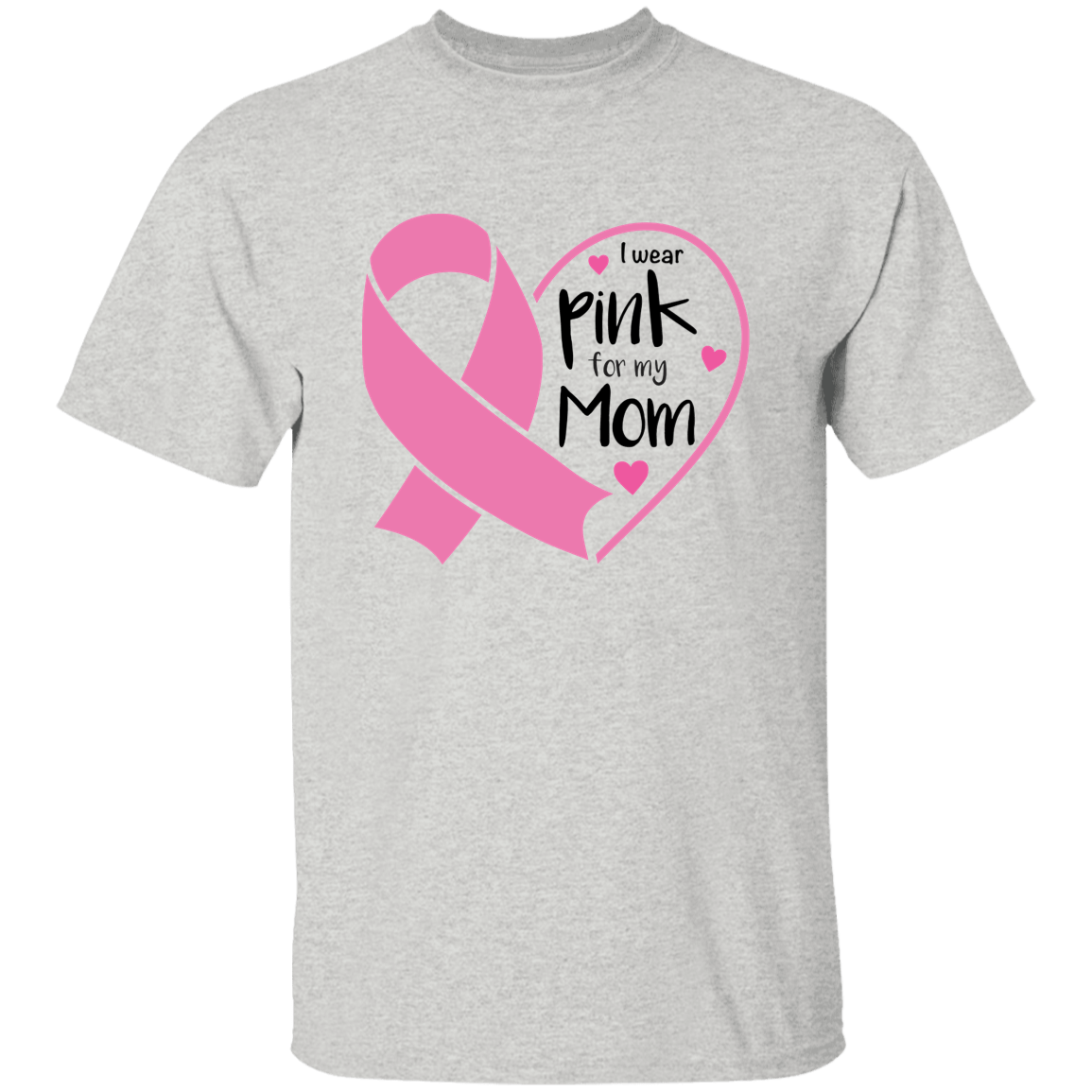 Breast Cancer - I Wear Pink Mom T Shirt