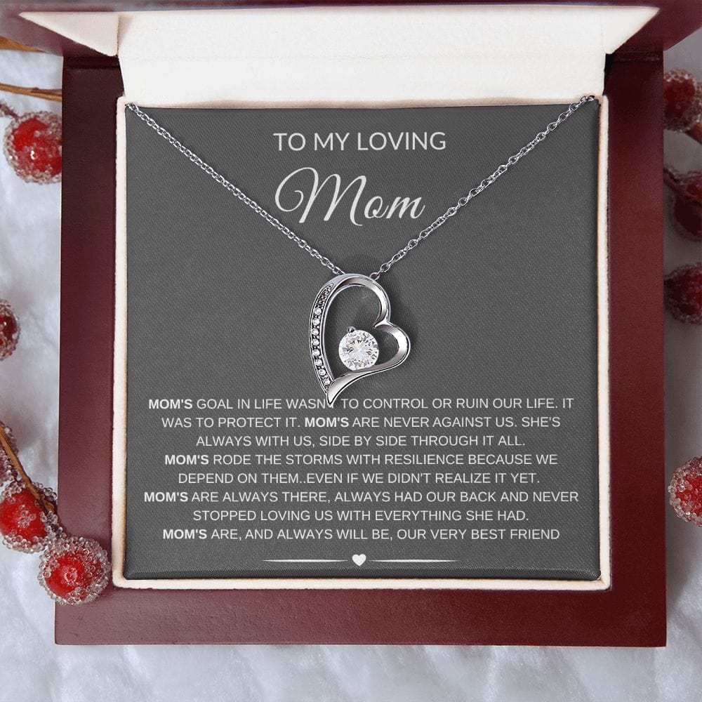 To My Loving Mom - Goal | Forever Love Necklace
