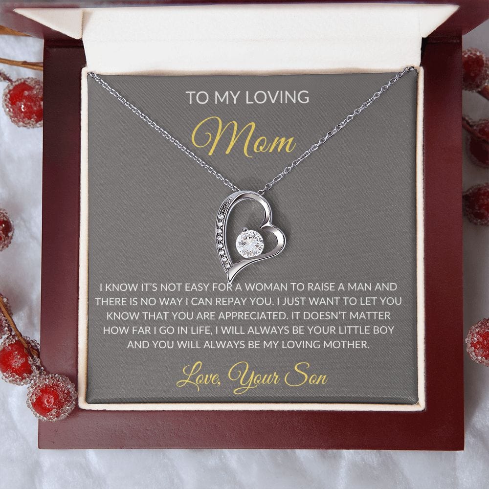 To My Loving Mom | Forever Love Necklace