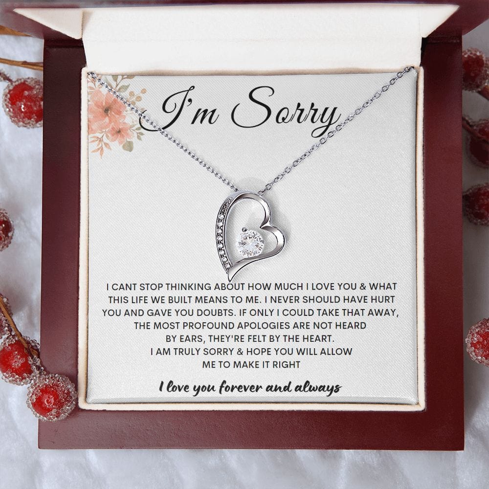 I'm Sorry - Forever Love Necklace