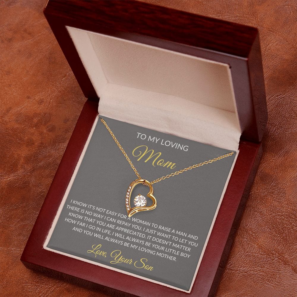 To My Loving Mom | Forever Love Necklace