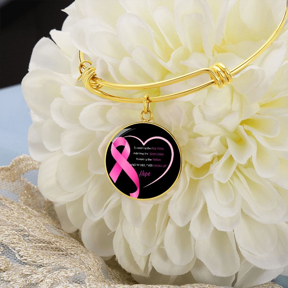 Breast Cancer Awareness Bangle