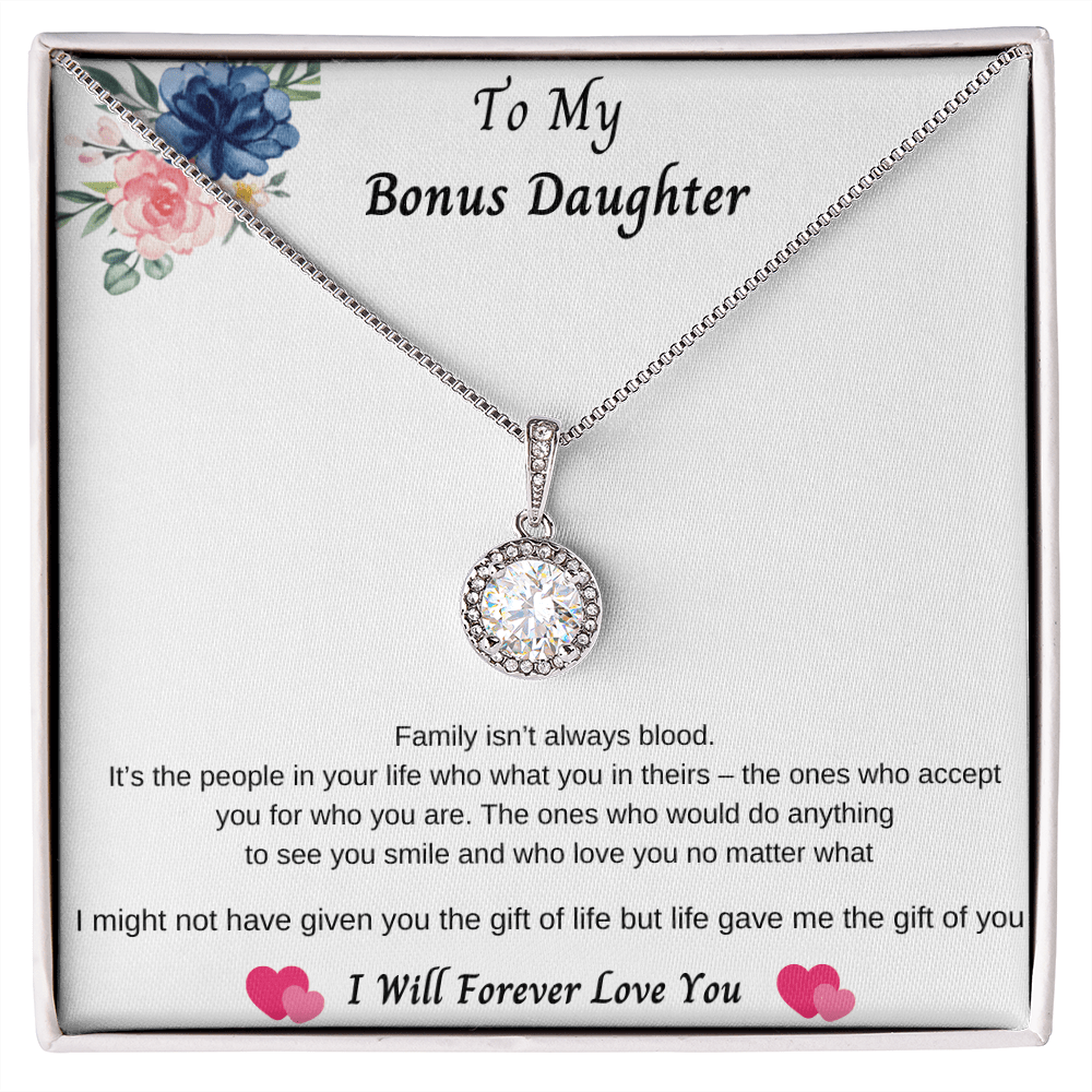 To My Bonus Daughter | Eternal Hope Necklace