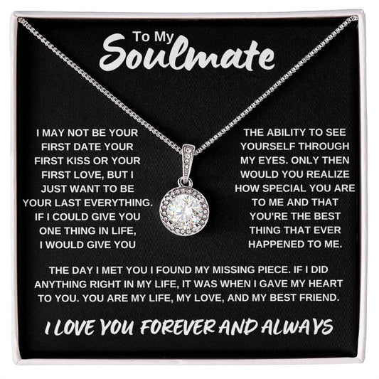 To My Soulmate | I Love You Forever | Eternal Hope Necklace