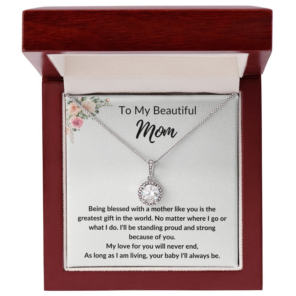 To My Beautiful Mom | Eternal Love Necklace