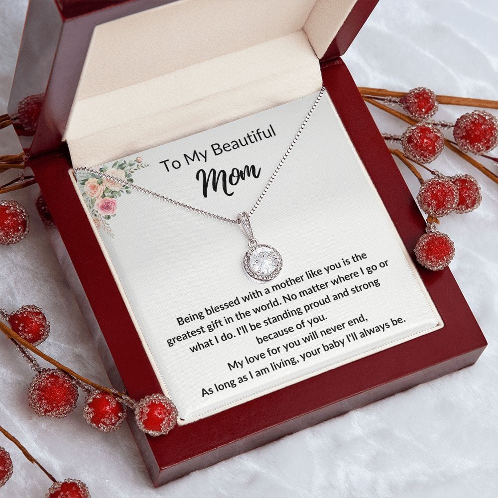 To My Beautiful Mom | Eternal Love Necklace