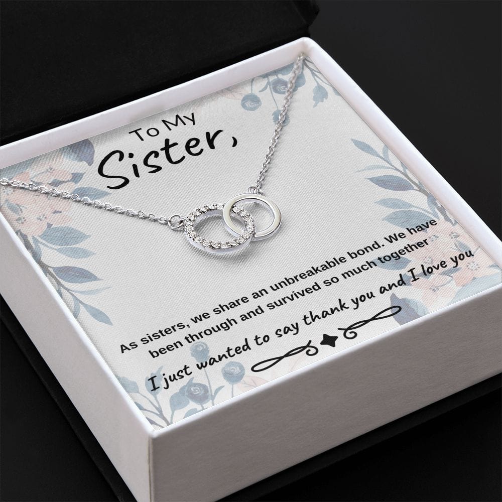 To My Sister | Perfect Pair Necklace