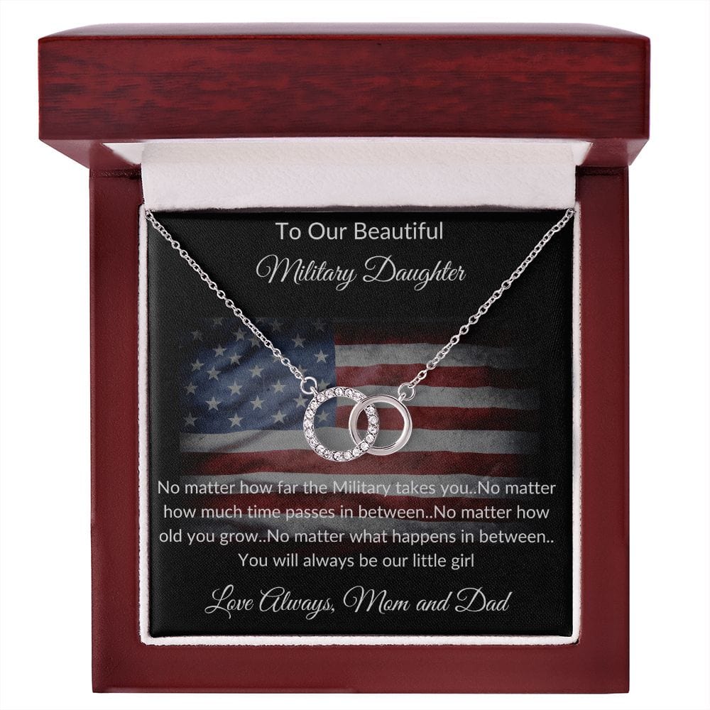 Perfect Pair Necklace | Military Daughter | Mom and Dad