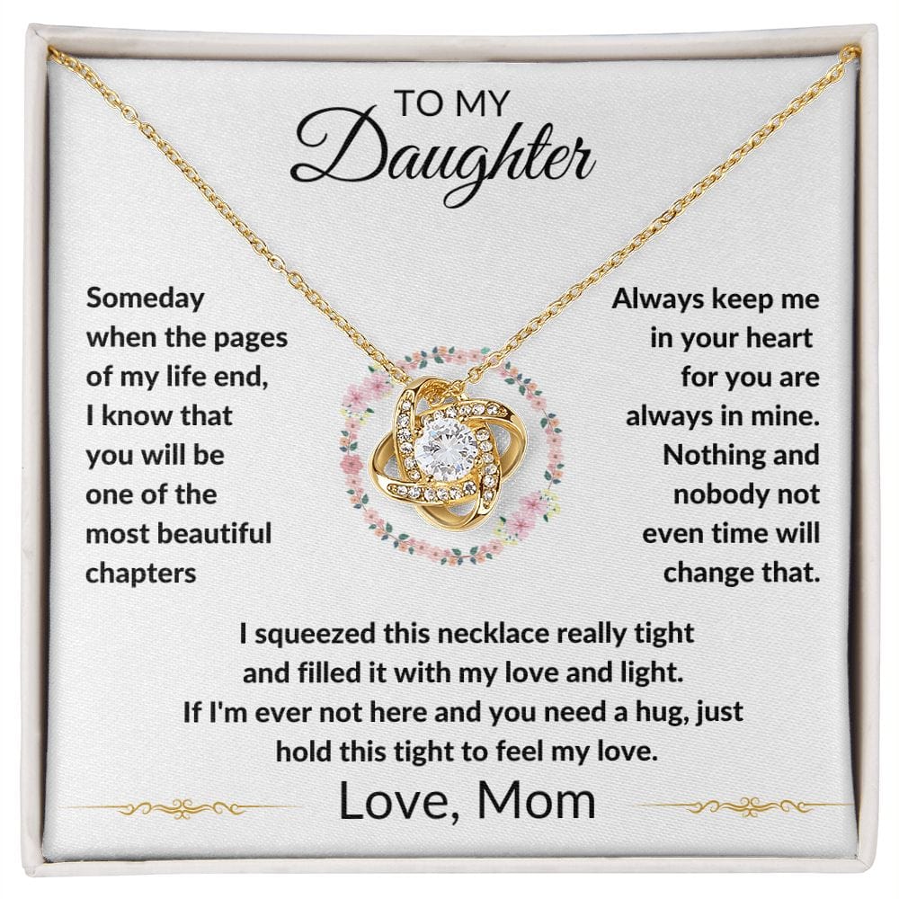Love Knot Necklace | To My Daughter from Mom