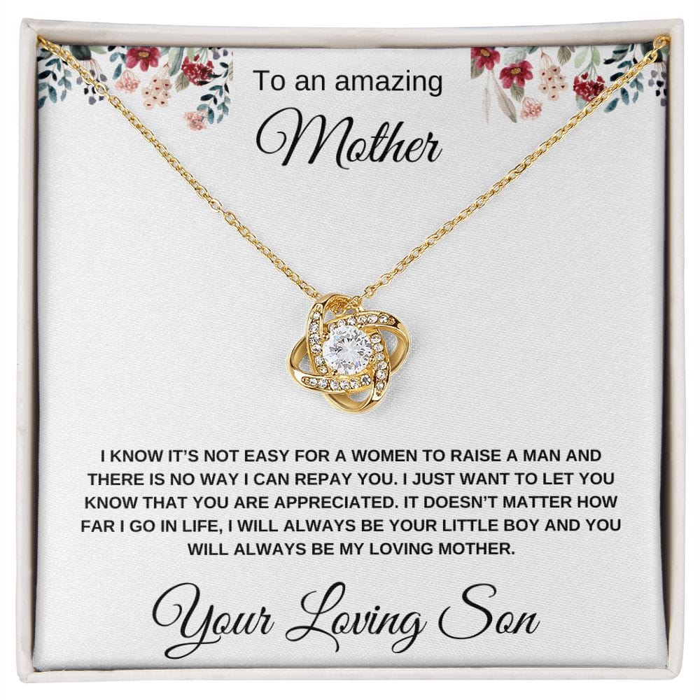 To Amazing Mom | Love Knot Necklace