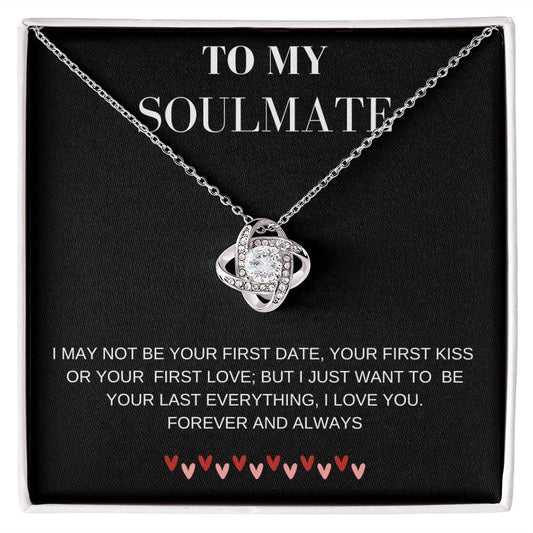 To My Soulmate | Forever and Always Love Knot Necklace