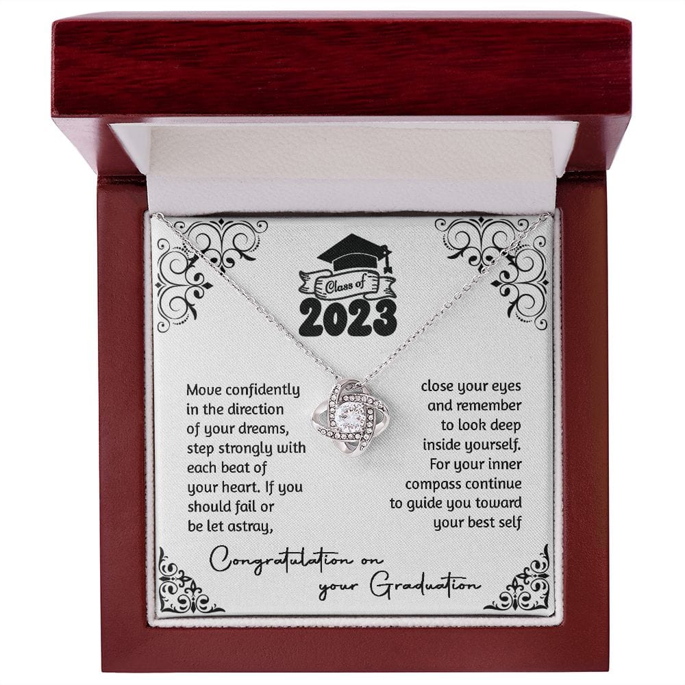 Class of 2023 Love Knot Necklace