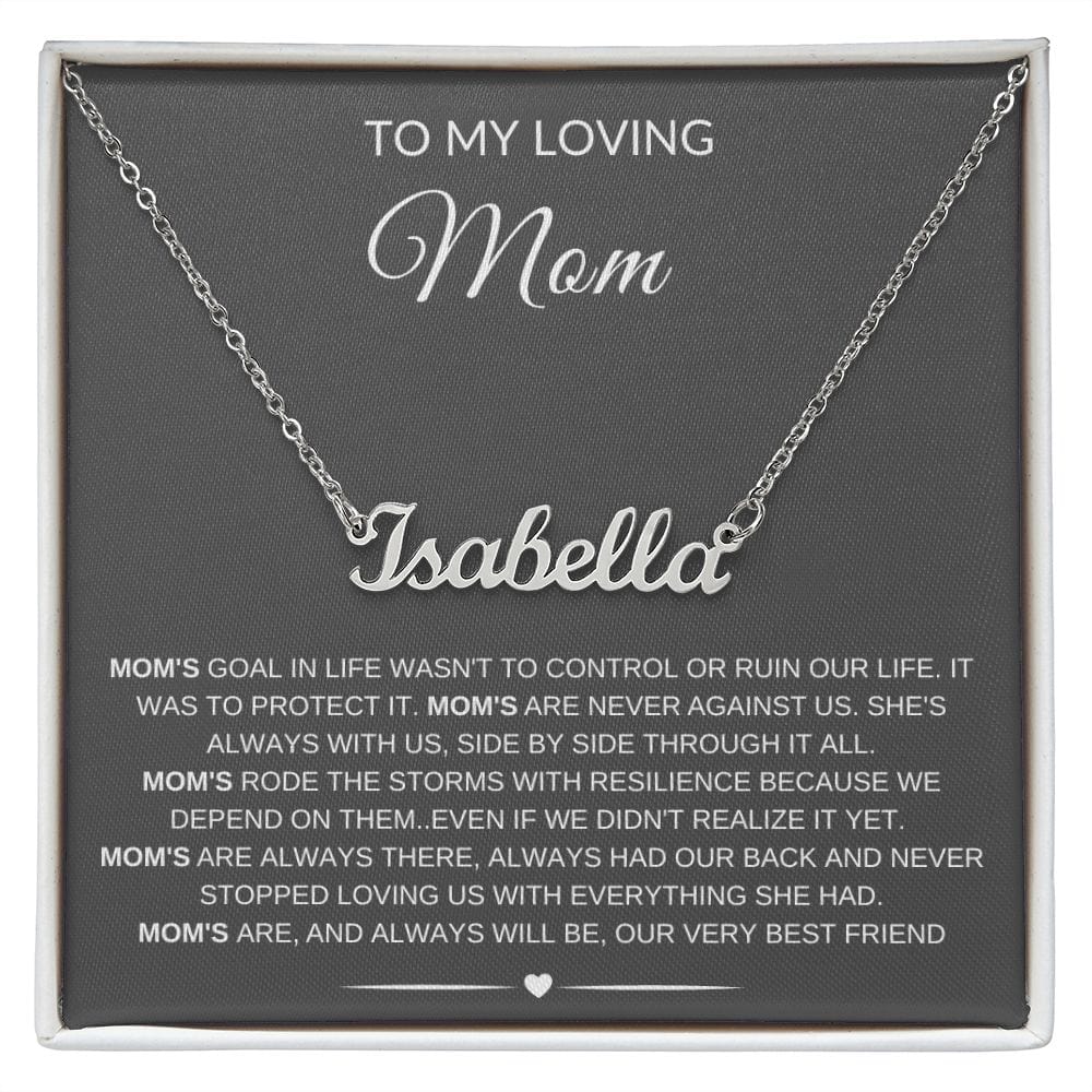 Custom/Personalized Name Necklace for Mom