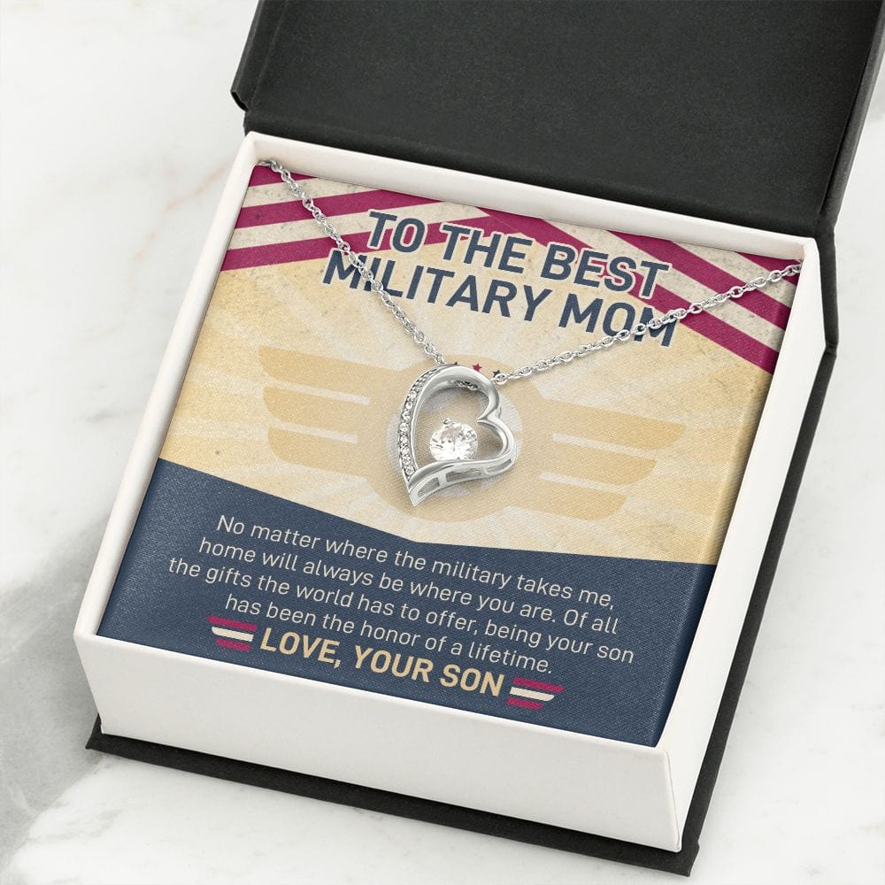To Military Mom | Forever Love Heart