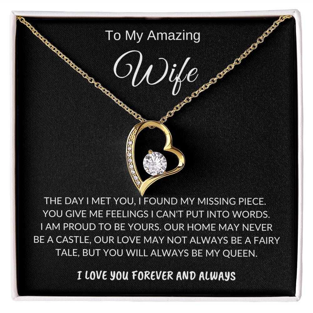 To My Amazing Wife - Forever Love Necklace