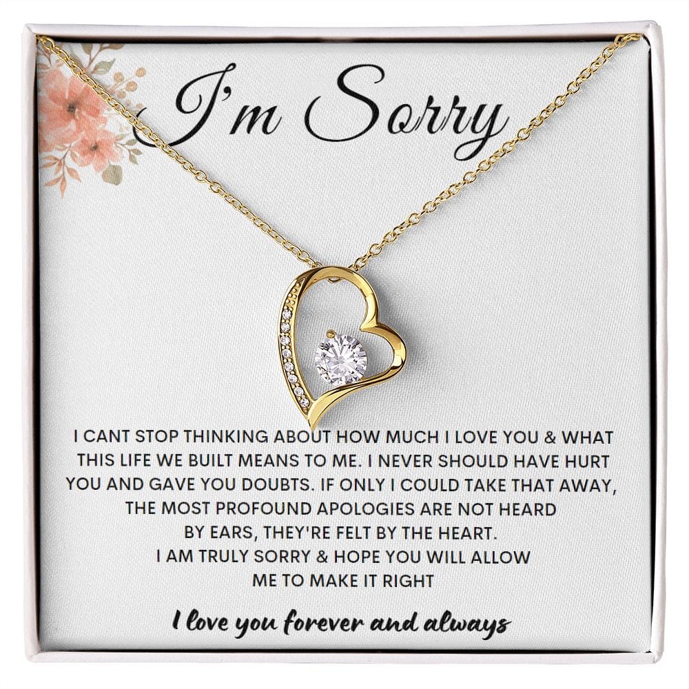 I'm Sorry - Forever Love Necklace