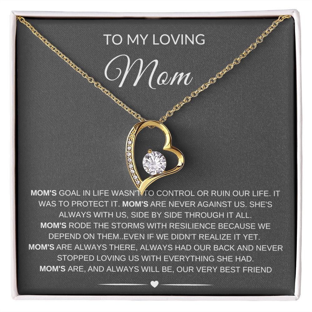 To My Loving Mom - Goal | Forever Love Necklace