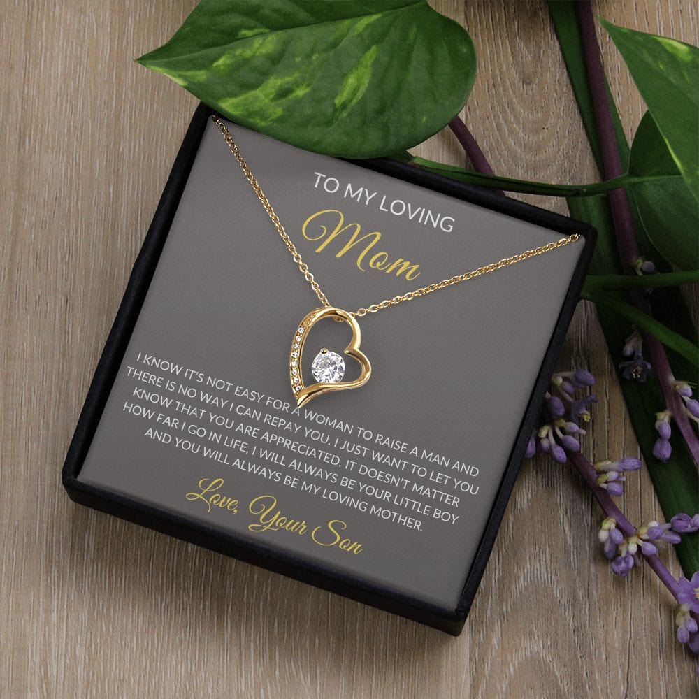 To My Loving Mom | Forever Love Necklace