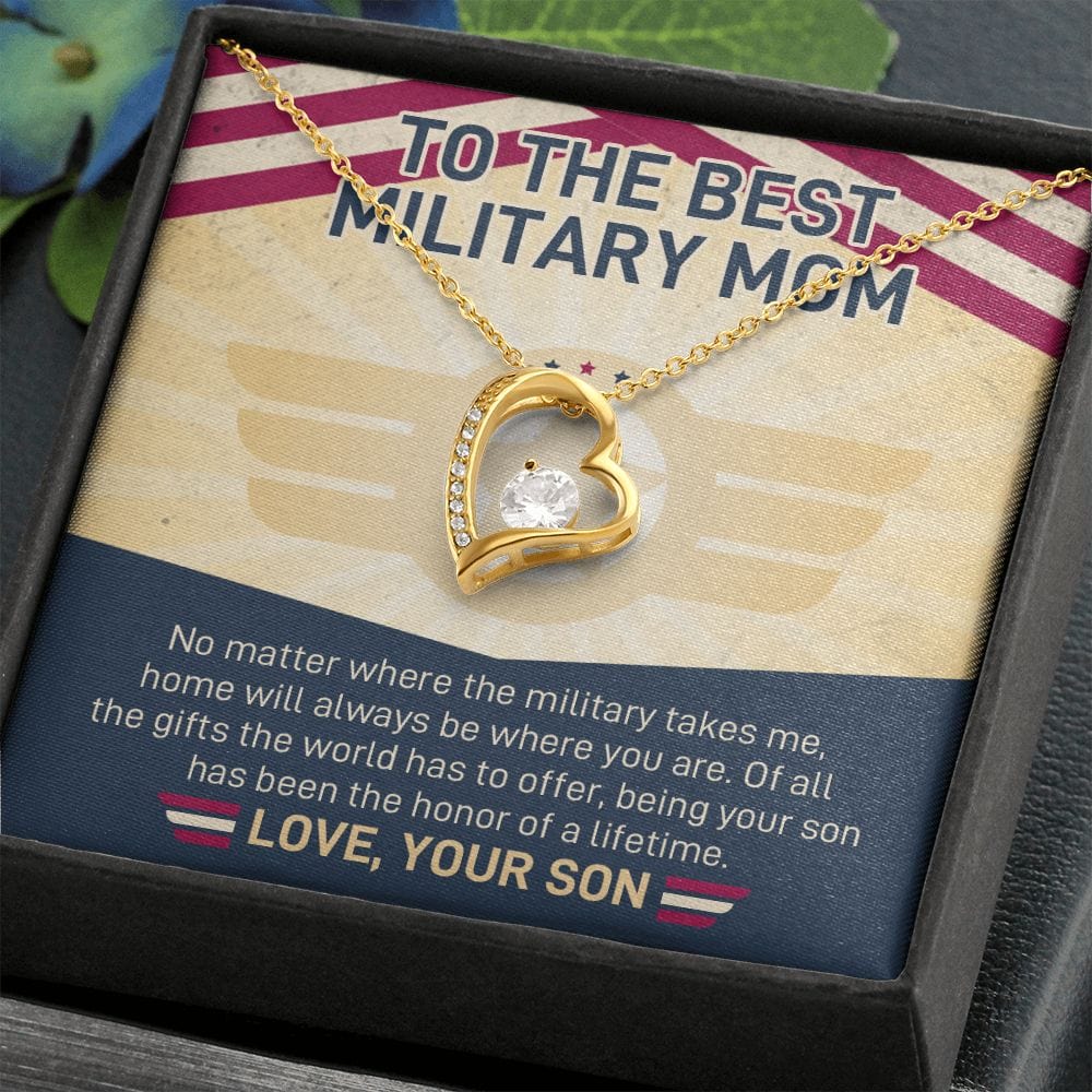 To Military Mom | Forever Love Heart